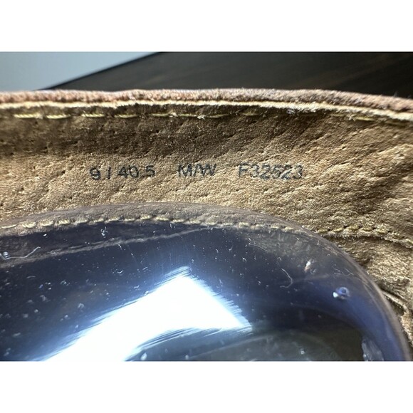 Born Temple Booties Leather Distressed Brown Ankle Lace Up Boots Women's‎ 9 - Picture 11 of 13